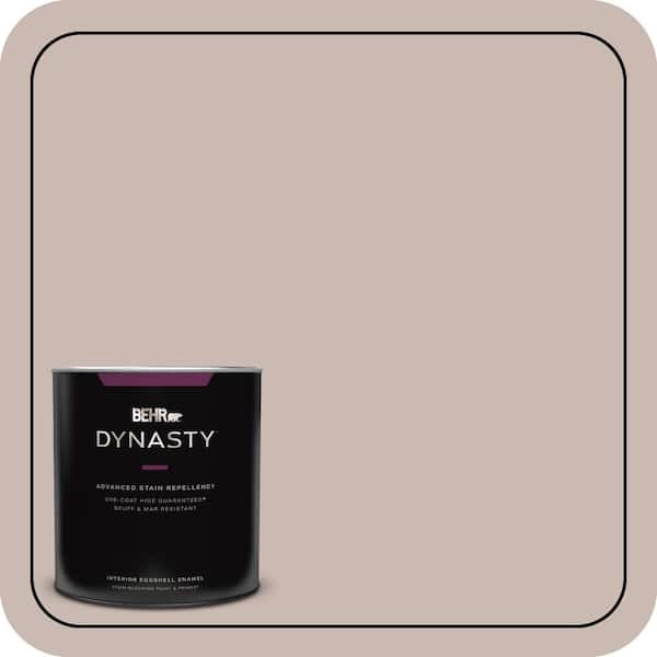 BEHR DYNASTY 1 qt. #N170-3 Gray Ashlar One-Coat Hide Eggshell Enamel Interior Stain-Blocking Paint & Primer