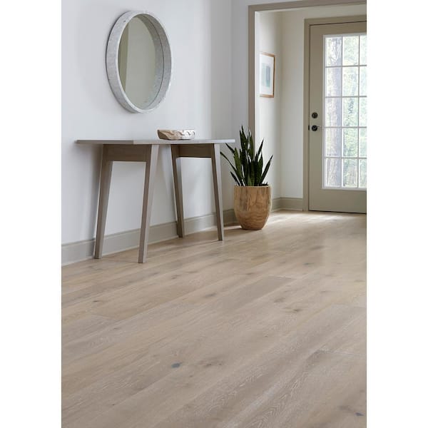 Take Home Sample - Timber Wolf White Oak Water Resistant Engineered Hardwood Flooring