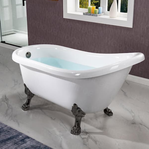 Icarus 67″ Cast Iron Slipper Tub Kit – Oil Rubbed Bronze Accessories —  Barclay Products Limited