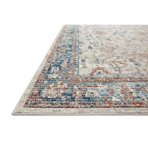 Bianca Dove/Multi 9 ft. 9 in. x 13 ft. 6 in. Contemporary Area Rug