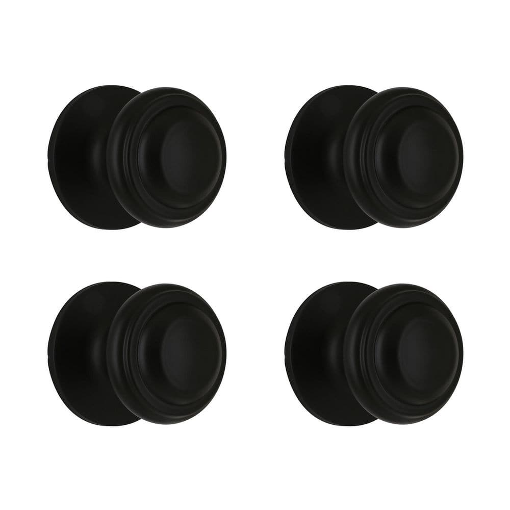 Mulholland Matte Black Passage Hall/Closet Door Knob 4-pack price history on PriceWatchPro