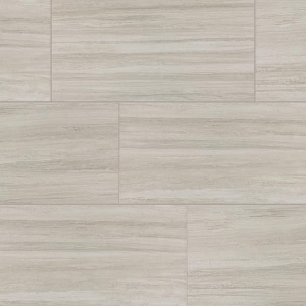 Daltile Articulo Column Grey 18 in. x 36 in. Glazed Porcelain Floor Tile (13.59 sq. ft./case)