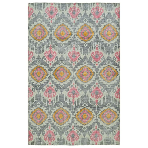 Kaleen Relic Grey 4 ft. x 6 ft. Area Rug