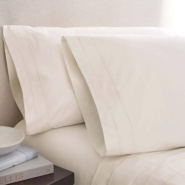 Portico The Denizen Collection California King Pearl Fitted Sheet