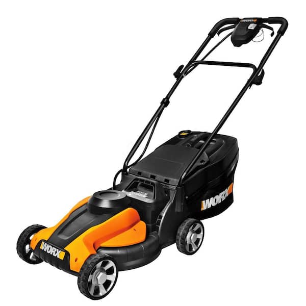 Worx 14 in. 24-Volt Cordless Walk-Behind Battery Push Mower - Battery/Charger Included