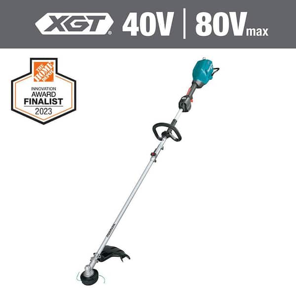 Makita XGT 40V max Brushless Cordless Couple Shaft Power Head with 17 in. String Trimmer Attachment (Tool Only)