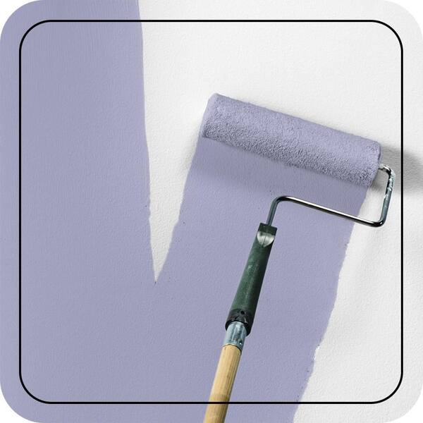 BEHR PREMIUM PLUS 8 oz. #M550-4 Wisteria Blue Satin Enamel