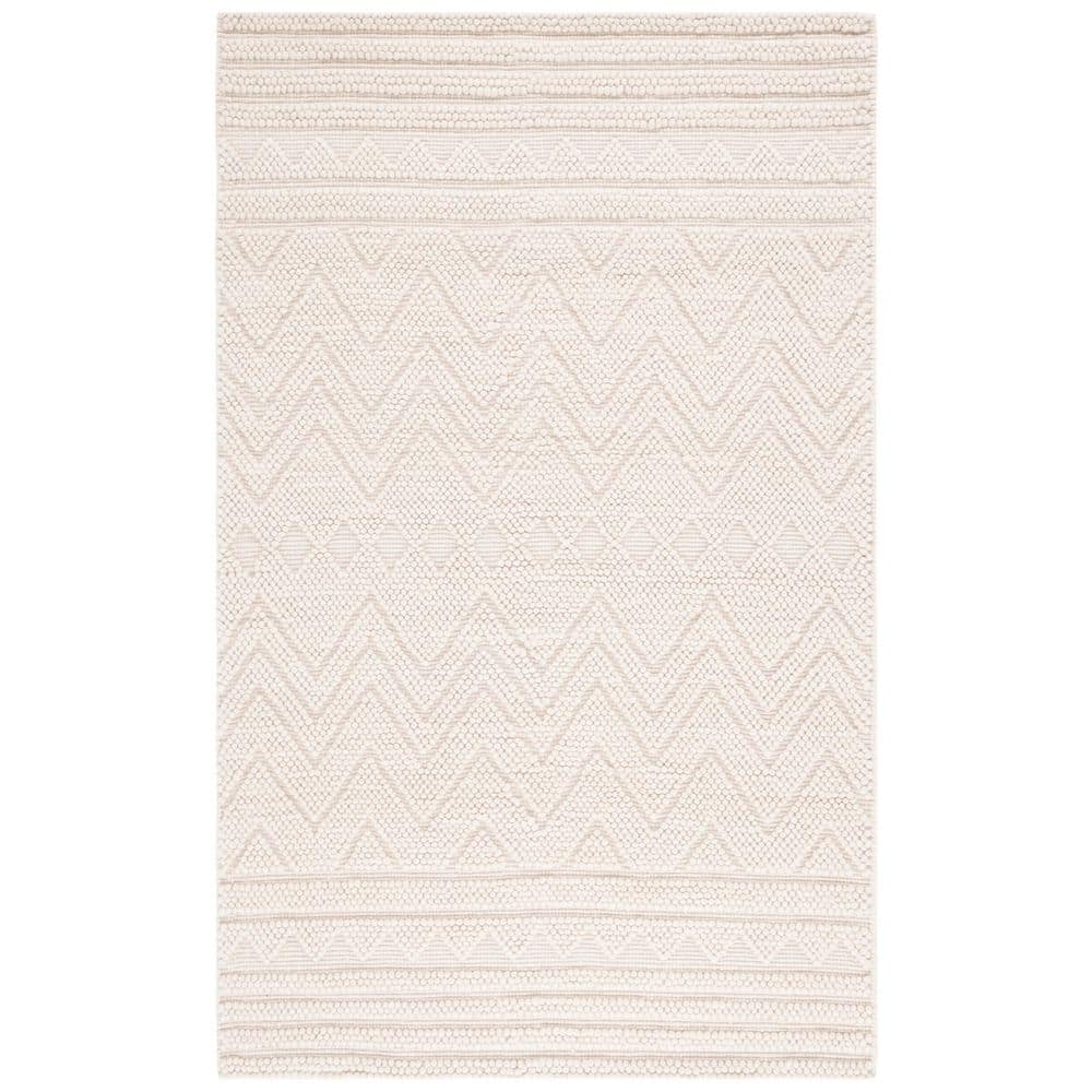 Natura 8 ft. x 10 ft. Light Beige Chevron Striped Solid Color Area Rug price history on PriceWatchPro