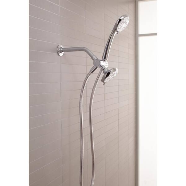 KOHLER Awaken B110 3-Spray Patterns 2.5 GPM 4.625 in. Wall Mount Fixed Shower Head in Oil-Rubbed Bronze