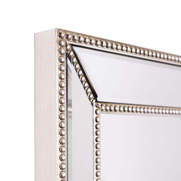 Home Gym Mirrors- Color: Silver, Finish: Beaded