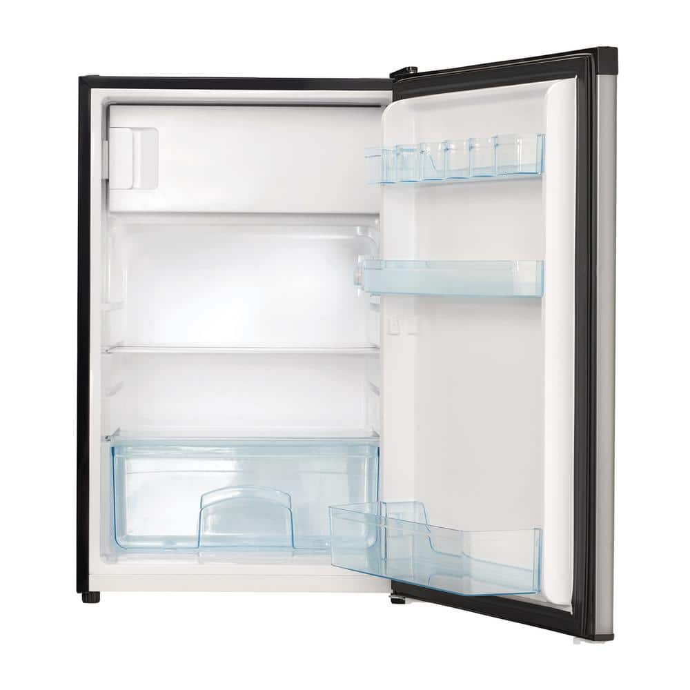 Danby 4.5 cu. ft. Stainless Steel Compact Refrigerator with True Freezer