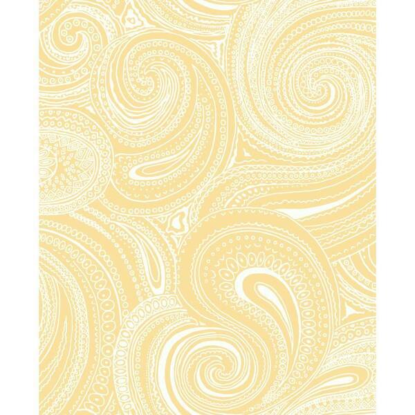 York Wallcoverings Paisley Swirl Wallpaper