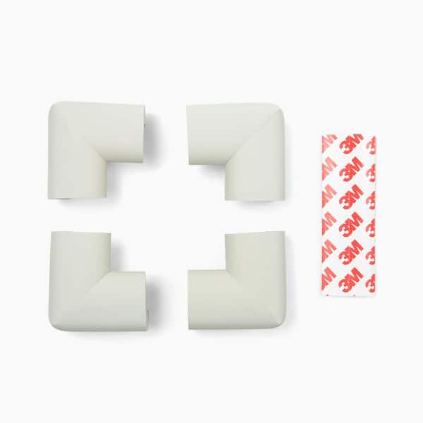 Home Safety Gray Corner Cushion (4-Pack)