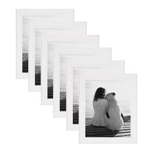 Kieva 8 in. x 10 in. White Picture Frame (Set of 6)