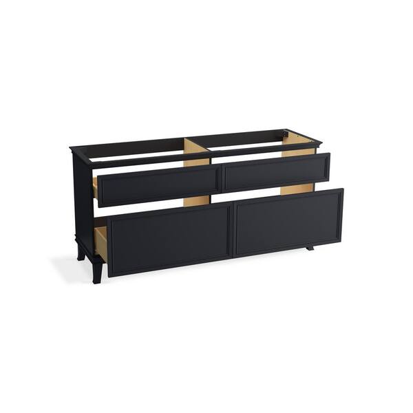 KOHLER Artifacts 72 in. W x 21.89 in. D x 34.49 in. H Bath Vanity Cabinet without Top in Slate Grey