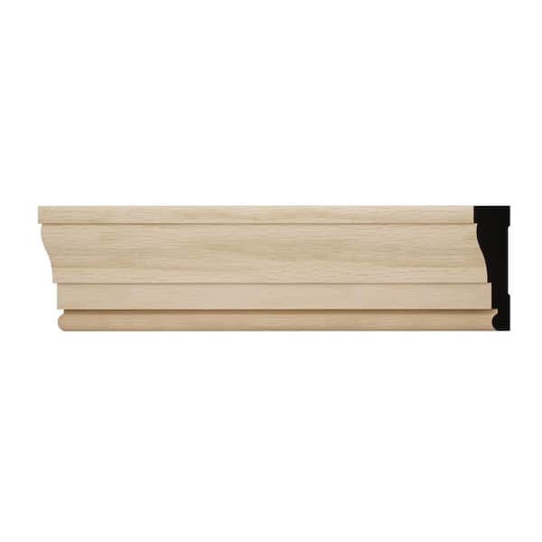 Ekena Millwork WM376 0.69 in. D x 2.25 in. W x 6 in. L Wood (White Oak) Casing Sample