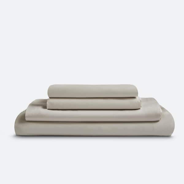 SIJO 4-Piece Fog Tencel Lyocell Twin Sheet Set