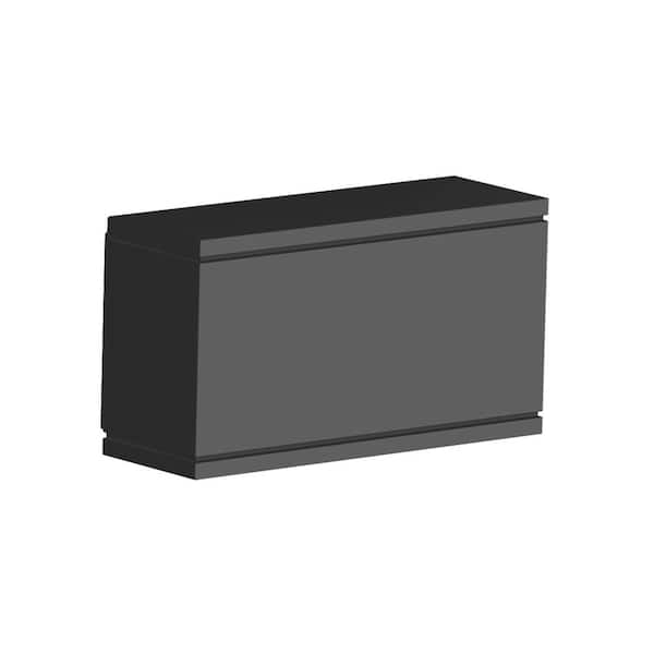 Rubix 1-Light Black ENERGY STAR LED Indoor or Outdoor Wall Cylinder Light
