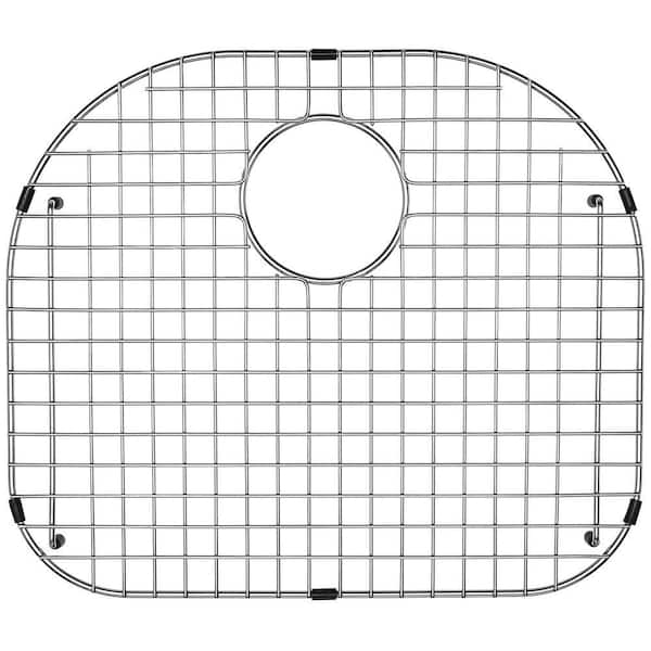 19.57 in. x 16.73 in. Rear Drain Heavy-Duty Stainless-Steel Sink Grid