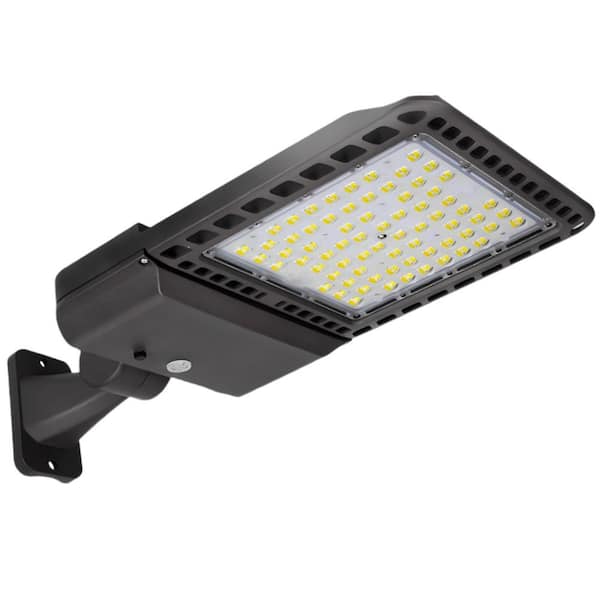Bronze Outdoor Integrated LED Dusk to Dawn Area Light with Built-in Photocell Sensor, 5400 Lumen, 5000K Color Temp Bronze Outdoor Integrated LED Dusk to Dawn Area Light with Built-in Photocell Sensor, 5400 Lumen, 5000K Color Temp