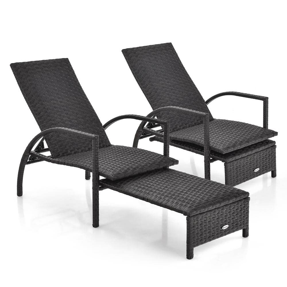 Reviews for Costway 2Pieces Patio Wicker Elastic Sponge Outdoor Lounge