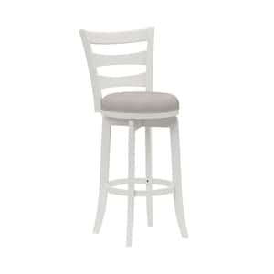 Alaterre Furniture Williston 31 in. Rectangle White Backless Wood