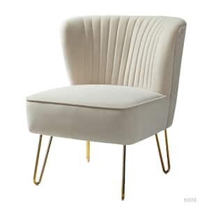 Alonzo Tan Side Chair with Tufted Back