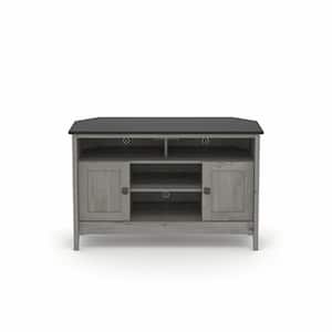 August Hill 47.08 in. Mystic Oak Corner TV Stand Fits TV's up to 50 in. with Doors