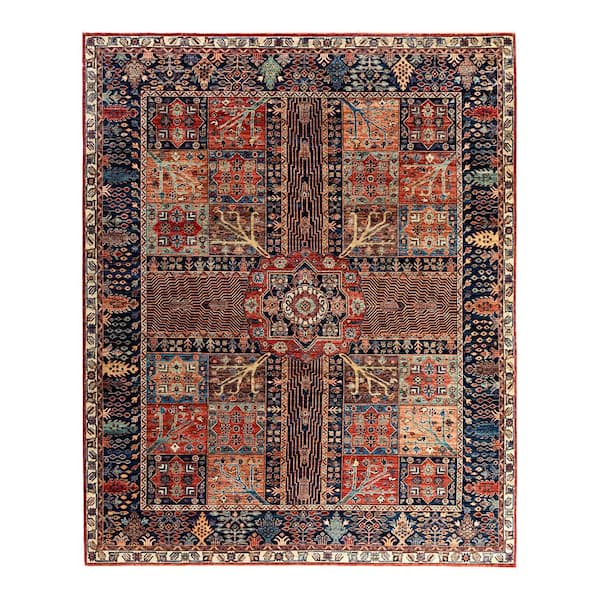 Serapi Red 8 ft. x 10 ft. Tribal Wool Indoor Area Rug