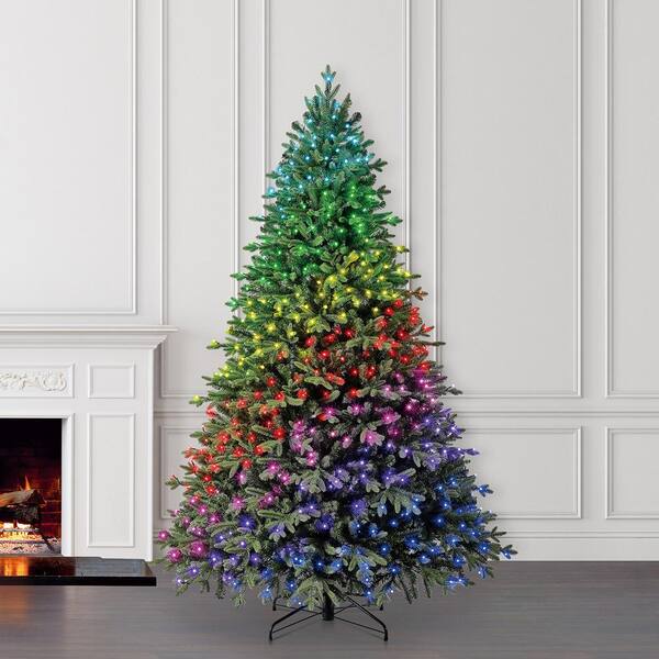 7.5' Twinkly Pre-Lit LED Artificial Christmas Tree with RGB Technology  Lights