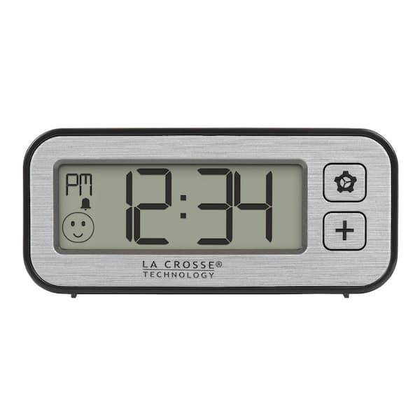 La Crosse Technology Mini Digital Clock with Comfort Meter 513-148