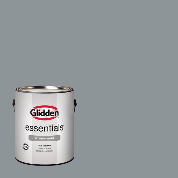 Glidden Essentials 1 gal. PPG1012-5 Steeple Gray Semi-Gloss Interior Paint
