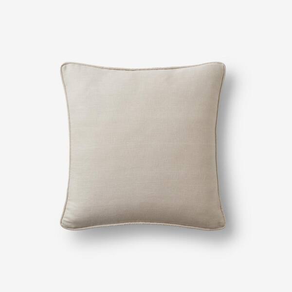 Solid White Linen Accent Pillows