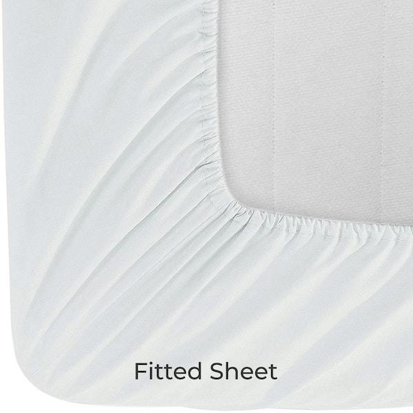 Columbia Omni-Shield Water-and-Stain Resistant Technology Sheet Set – 300TC  - Cotton Sateen Weave – Naturally Soft, Cool, Breathable - California King  - Niagra : : Home