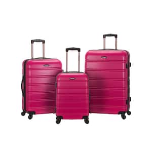 Melbourne 3-Piece Hardside Spinner Luggage Set, Magenta