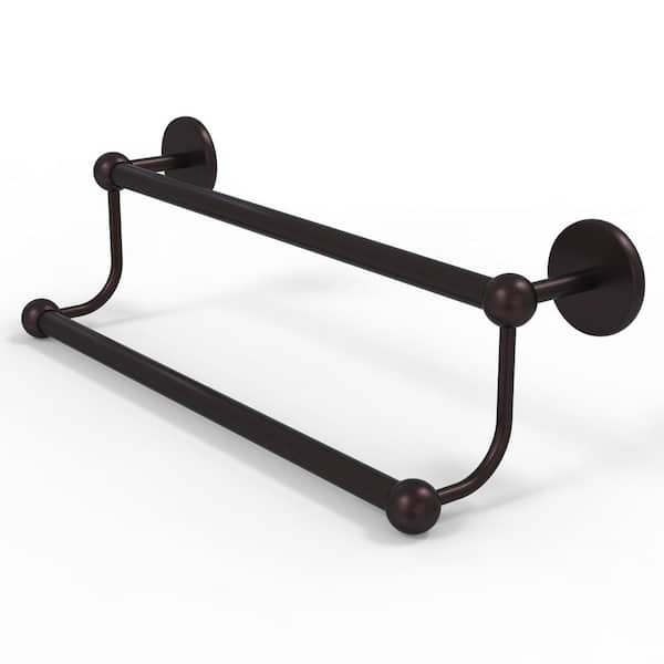 Allied Brass Prestige Skyline Collection 18 in. Double Towel Bar in Antique Bronze