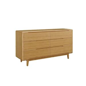 Dylan 6-Drawer 64 in. Double Dresser in Natural