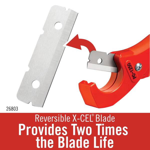 Pipe and Tube Cutter 1/8"-1.25" Cutting Tool for Plastic PEX Tubings PVC Pipes 