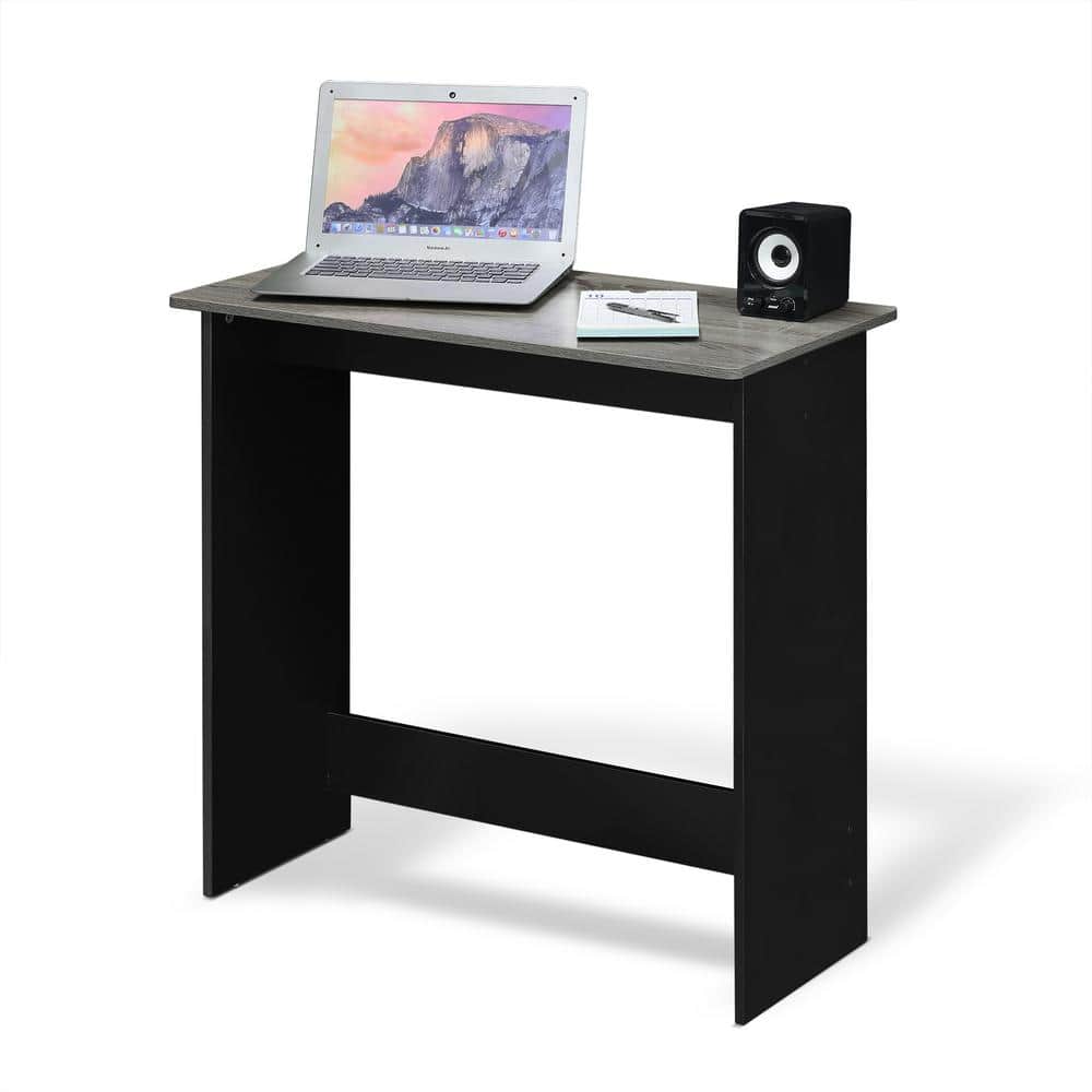 Columbia Walnut A-Frame Foldable Computer Desk with Drawer