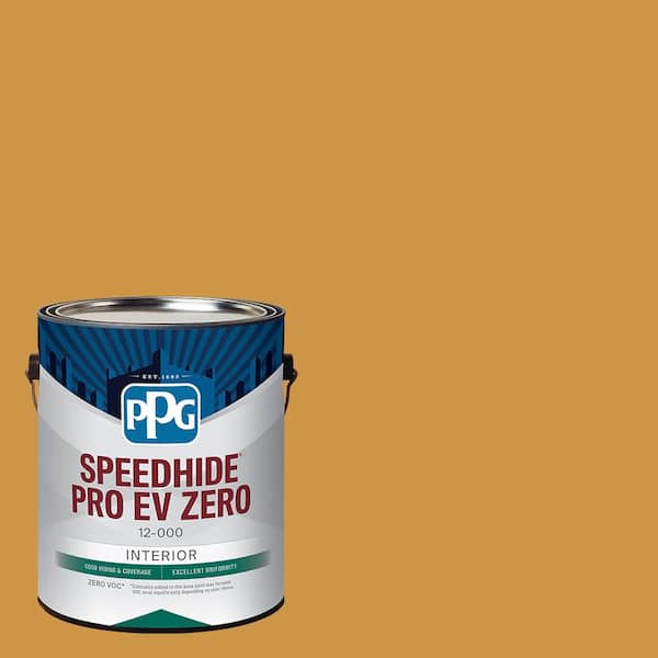 PPG SPEEDHIDE Pro-EV Zero 1 gal. PPG16-12 Italian Saffron Eggshell Interior Paint