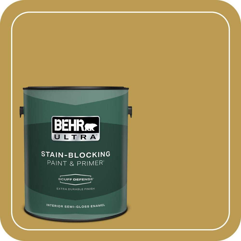 1 gal. #M320-6 Tangy Green Extra Durable Semi-Gloss Enamel Interior Paint & Primer price history on PriceWatchPro