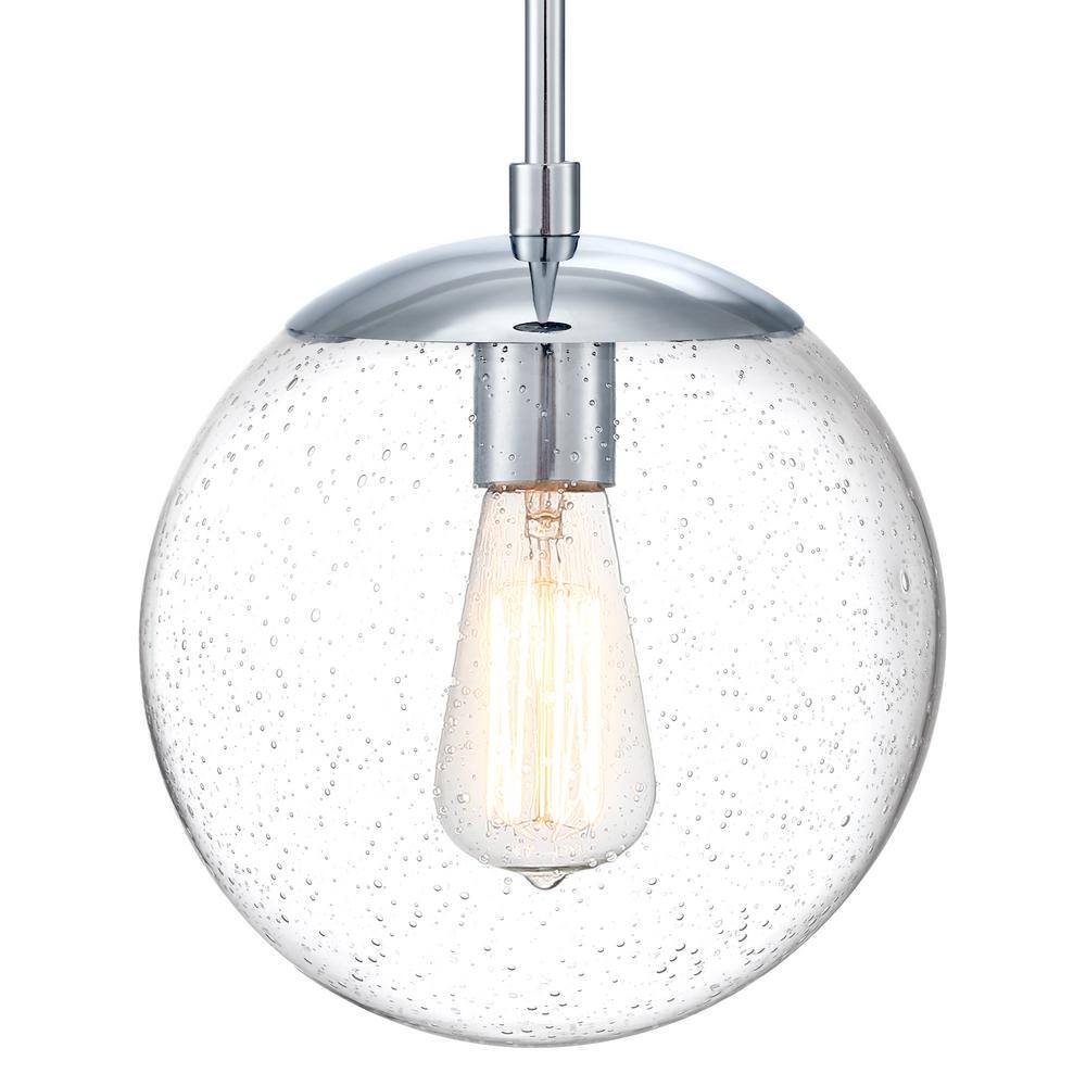 Polished Chrome Mini Globe LED Pendant Light