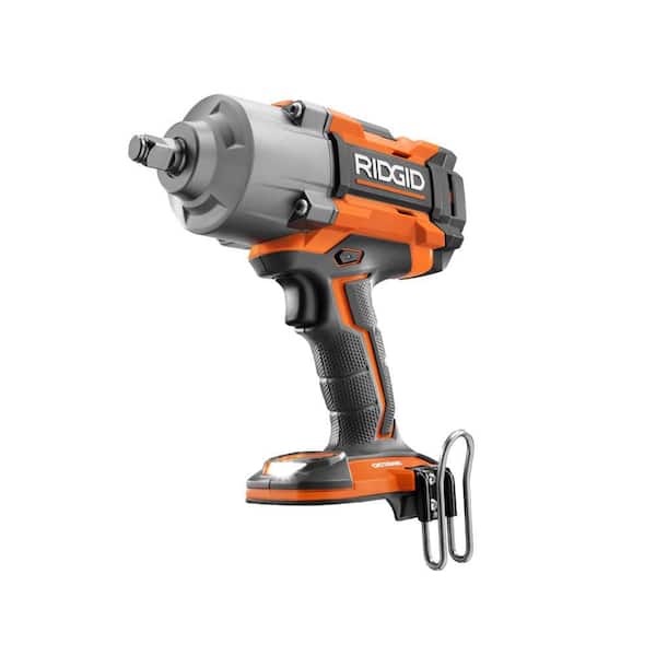 RIDGID 18V OCTANE Brushless Cordless 1/2 in. High Torque 6-Mode Impact Wrench (Tool Only) with Belt Clip