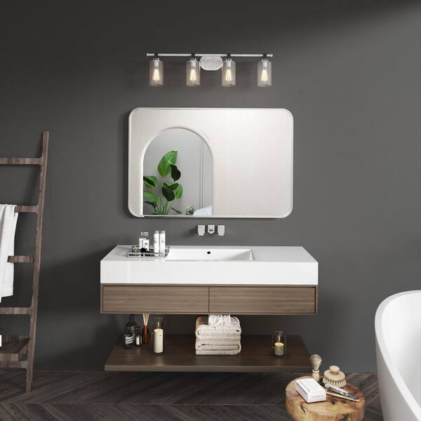 waterpar 48 in. W x 32 in. H Rectangular Aluminum Framed