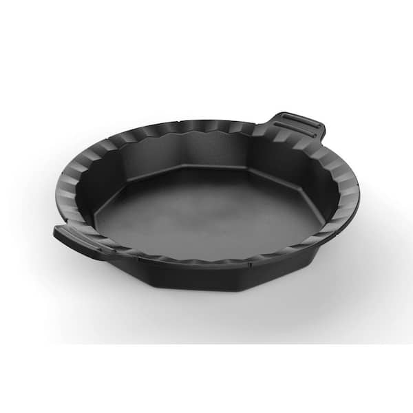 Outset 10 in. Cast Iron Pie Pan for Oven, Stove and Grill