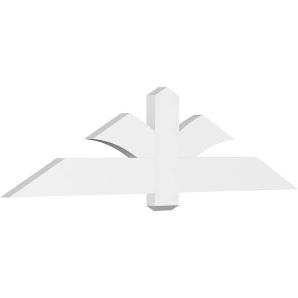 Ekena Millwork Redmond 72 in. W x 18 in. H x 2 in. D Signature Polyurethane Bracket