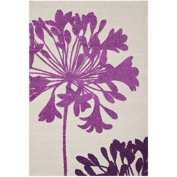 Safavieh Porcello Cream/Berry 8 ft. x 11 ft. 2 in. Area Rug
