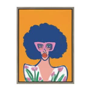 "Sylvie Springtime Fierceness" by Kendra Dandy 1-Piece Framed Canvas People Art Print 24.00 in. x 18.00 in.