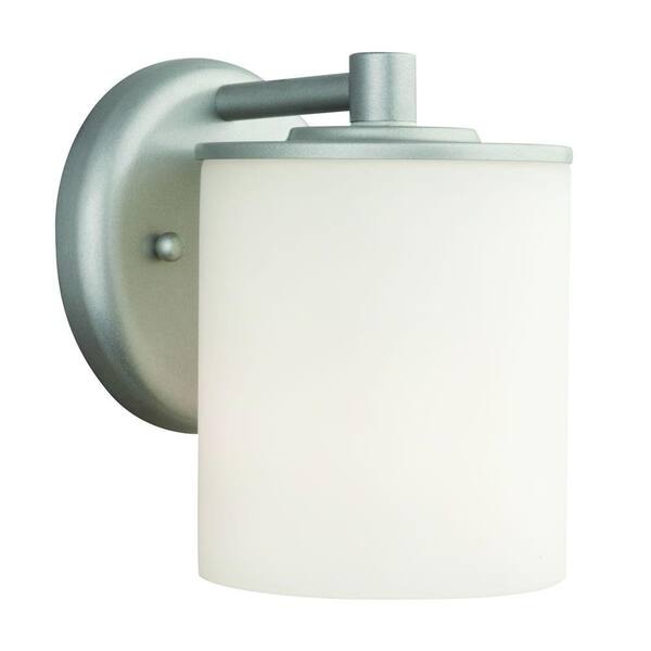 Philips Midnight 1-Light Vista Silver Outdoor Wall Lantern