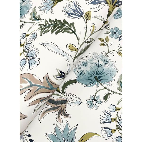 ロンパース・カバーオール 80 house on the hill Flower Stripe Hollin Hills - Tundra: Patterned Area Rugs & Carpet Tiles by